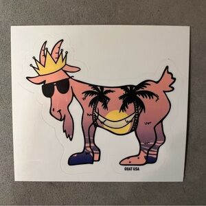 GOAT USA Sunrise Goat Sticker